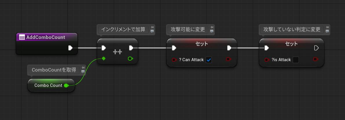 AddComboCount動作