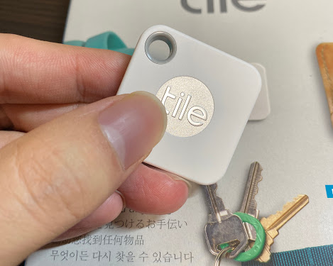 Tileのサイズ感。かなり小さい。