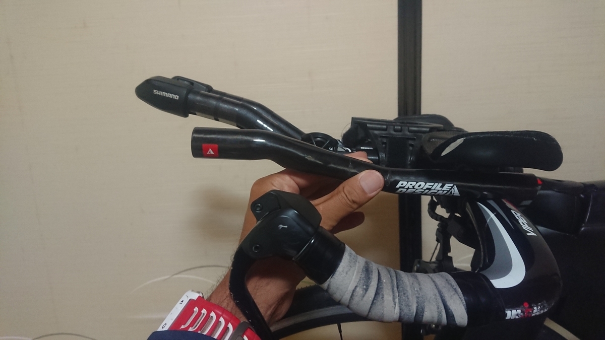 トライアスロンバイク、FELT・IAのDHバーを交換してみた