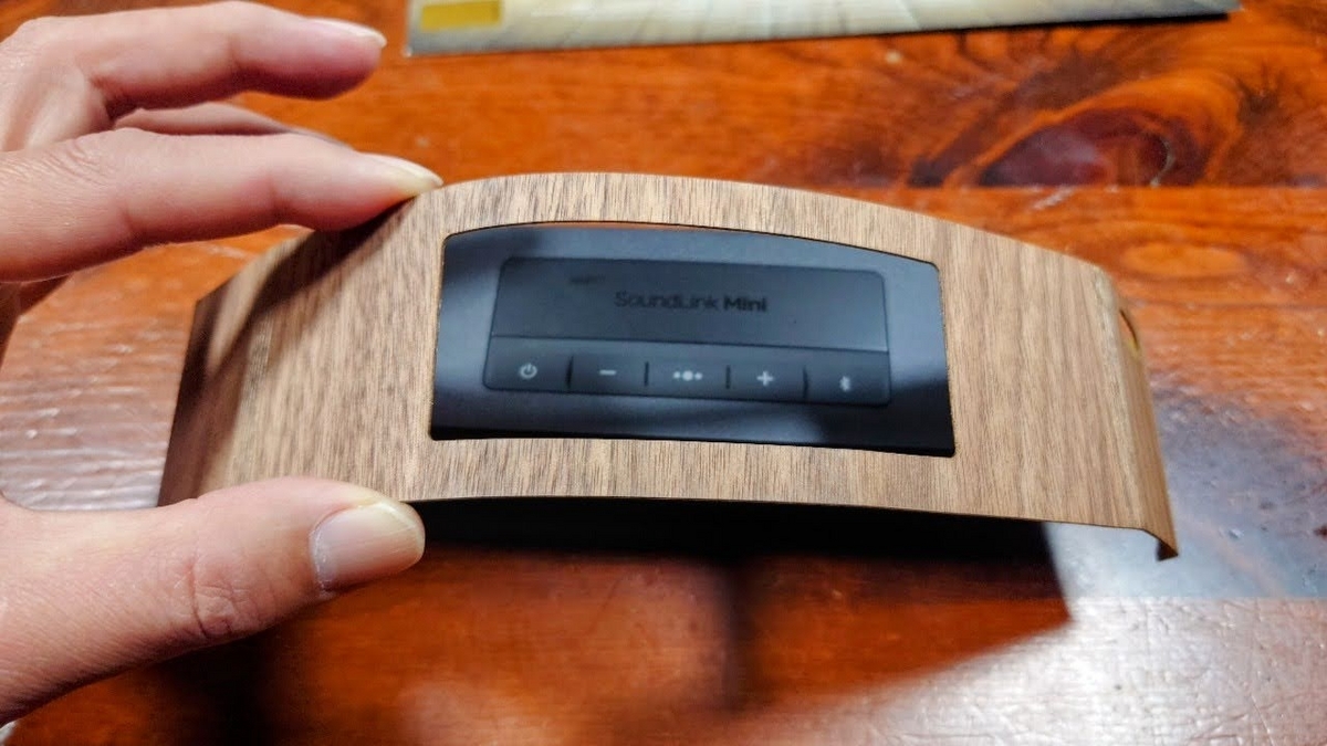 BOSE SoundLink Mini Ⅱのカバーを木目にしてみた。 - トライ