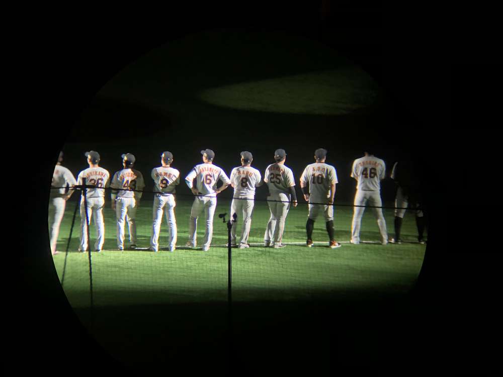 双眼鏡越しに撮った写真1