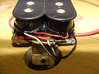 ハムバッカー4芯化 シングルコイルpuシールド製作 パパイヤ気分でパラノイア