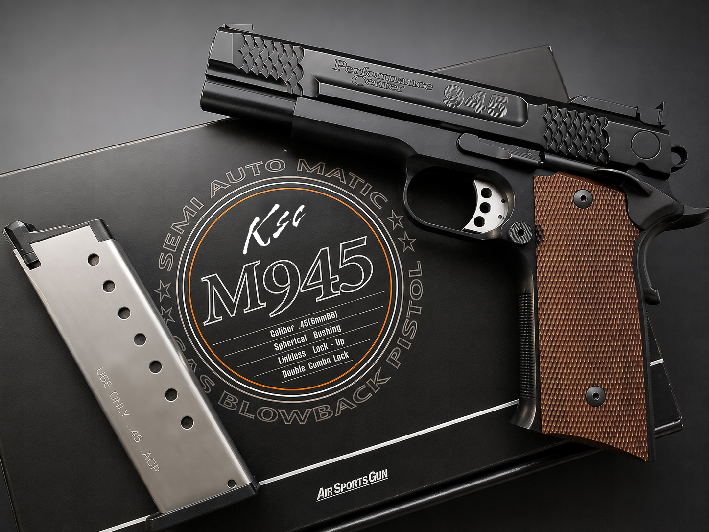 ☆①KSC S&W M945-1 スケイルドブラック | 「一生ハマる遊びに踏み込む