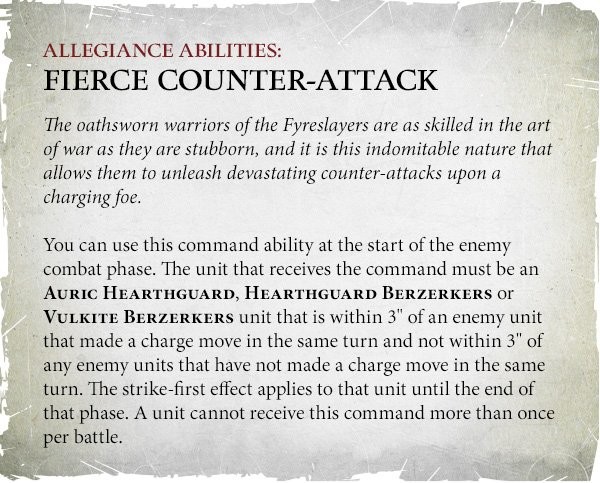 ウォーハンマー ファイアスレイヤー Brakki Warhammer AoS AoS】ファイヤースレイヤーのカウンター能力 - たるいのウォー