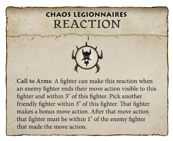 ウォークライ】ケイオスレギオネアのアビリティ - たるいのウォー