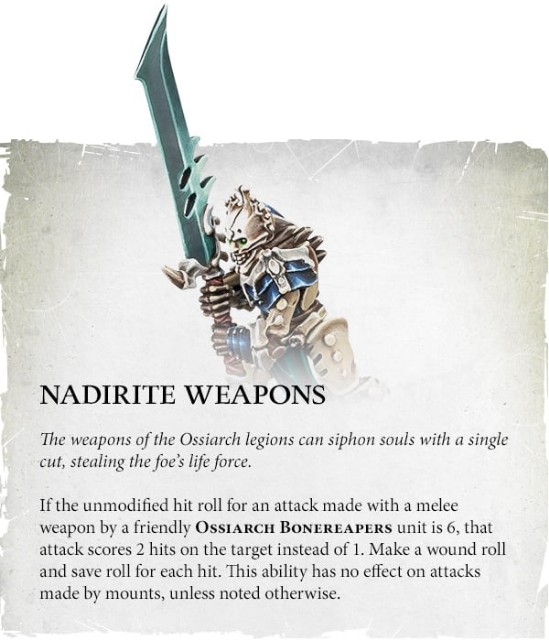 AoS】オシアークの能力ちょい見せ - たるいのウォーハンマーブログ