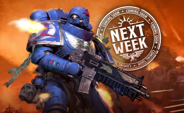 ウォーハンマーリュックスペースマリーン柄