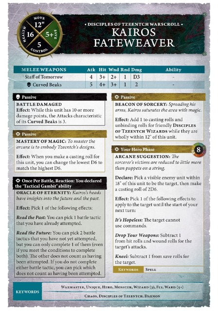 AoS】4版ファクションフォーカスティーンチ編 - たるいのウォー