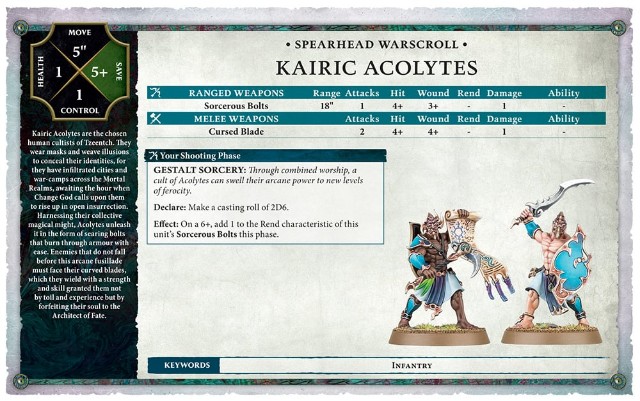 AoS】4版ファクションフォーカスティーンチ編 - たるいのウォー