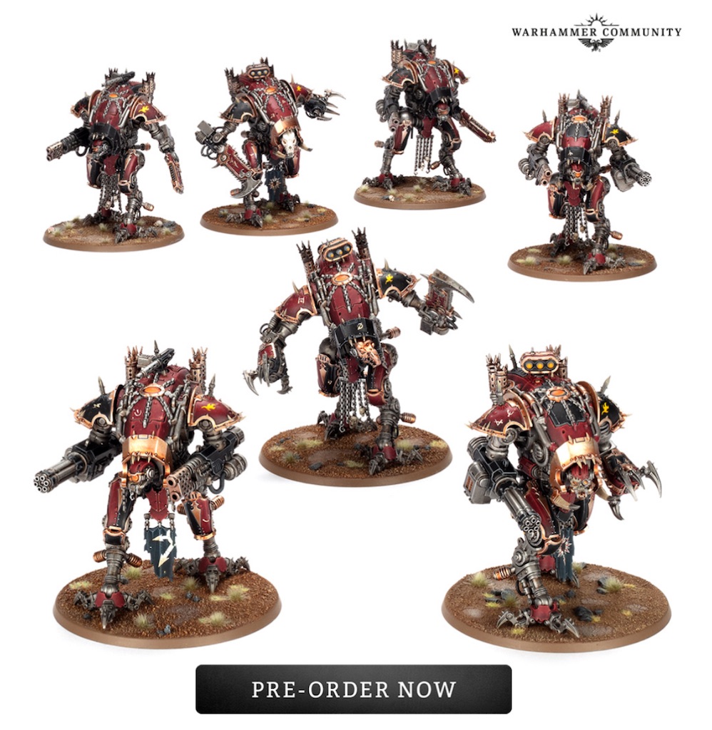WARHAMMER ケイオスナイト　メタル 40k】ケイオスナイトのニューモデル！ - たるいのウォーハンマー