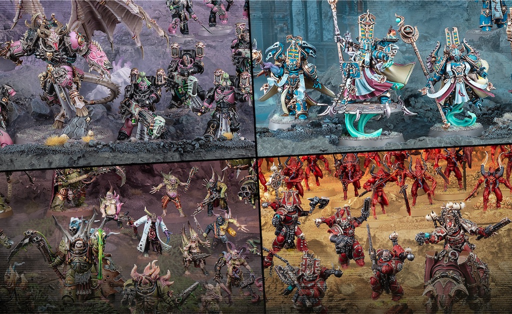 40k】4神バトルフォース！ - たるいのウォーハンマーブログ