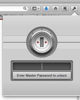 1password firefox アドオン画面