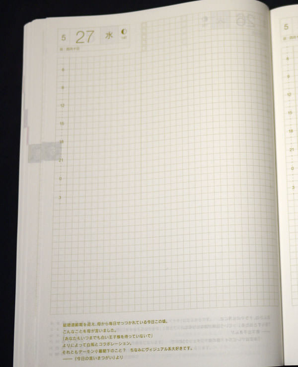 1日1ページの仕様なのでたくさん書ける