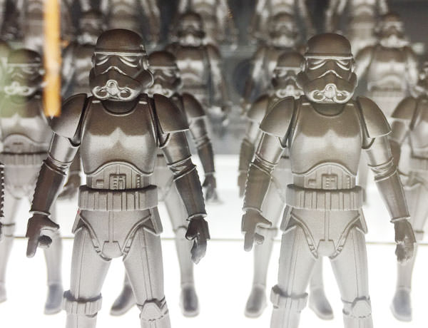 ダイキャスト製フィギュアのストームトルーパーフィギュア　アップ画像