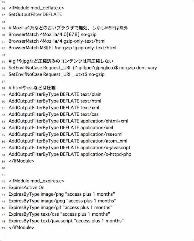 テキストエディタで開いてコードを記入する