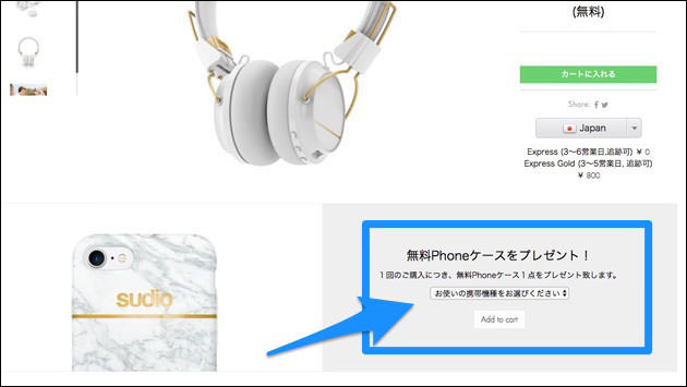 フォンケースキャンペーン　申込方法