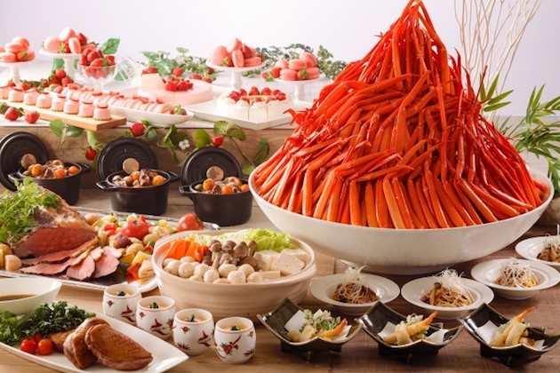 ウェスティン都ホテル京都　蟹といちごスイーツビュッフェ