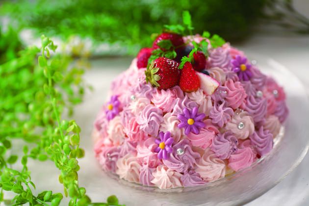 「パーティーブーケに見立てたフレジェ」