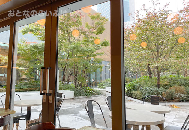 『THE GATEHOUSE』の中庭