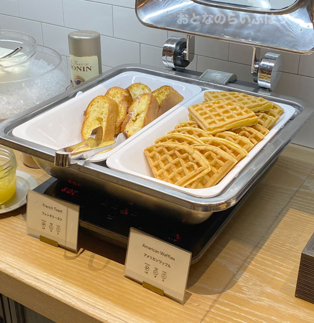 ワッフル、フレンチトースト