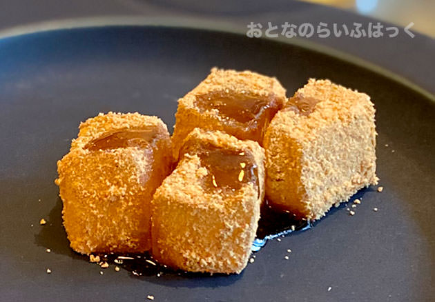 スイーツメニュー　わらび餅