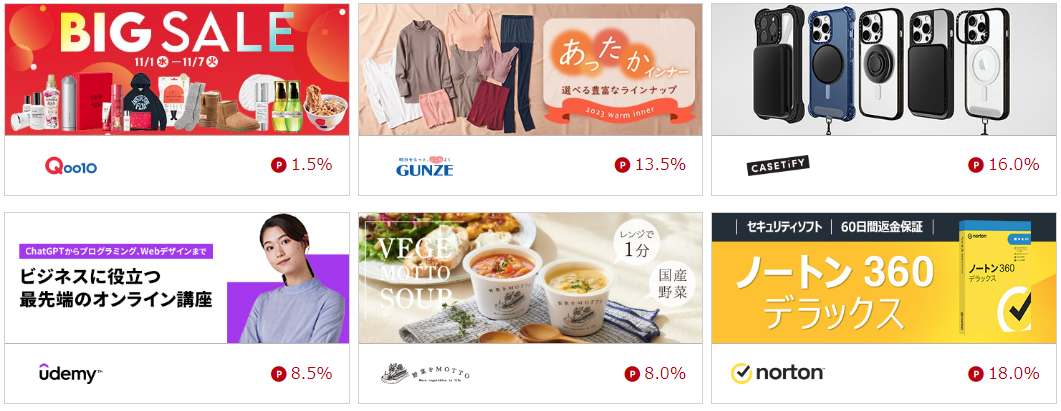 【楽天ポイント最大２０％還元】還元率の高いポイントサイトでポイ活！