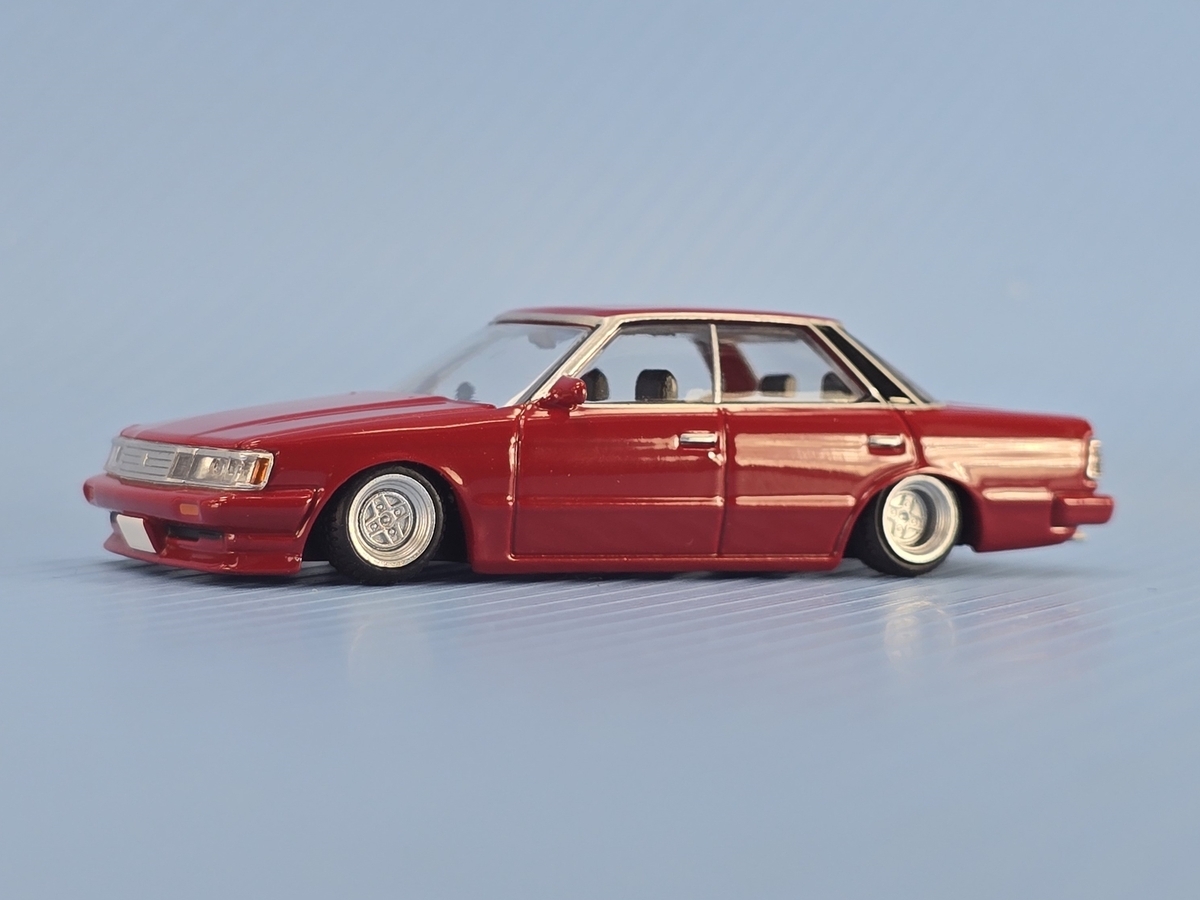 71マークII 1987年式 GX71 (レッド) アオシマ グラチャンコレクション