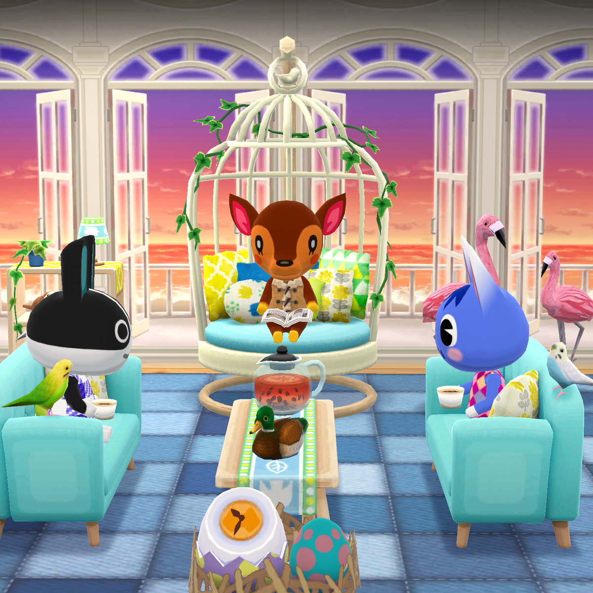 小鳥の部屋 ポケ森 気まぐれキャンプ日記 小鳥の部屋 ポケ森 気まぐれキャンプ日記