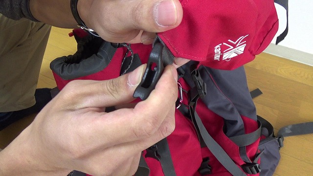 登山用ザックの修理 壊れたバックルを交換する方法 ケイマイちゃんねる