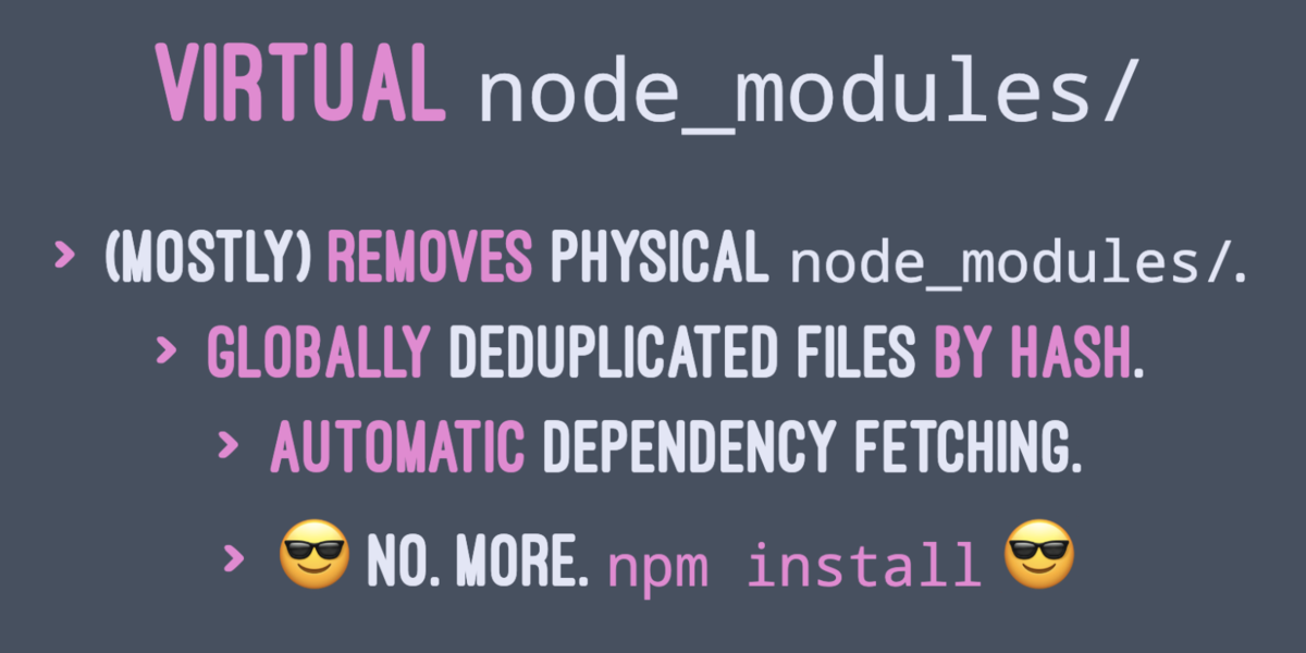 virtual node_modules