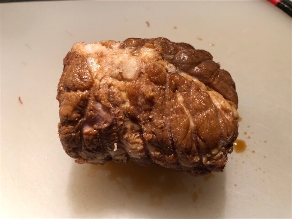 チャーシューは冷やす過程で味付け 意外と簡単チャーシューレシピ 革靴と料理とラーメンと