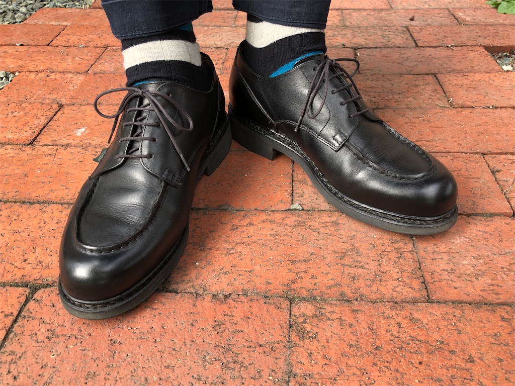 Paraboot CHAMBORD 黒 7 F 箱あり ノワール 25.5cm