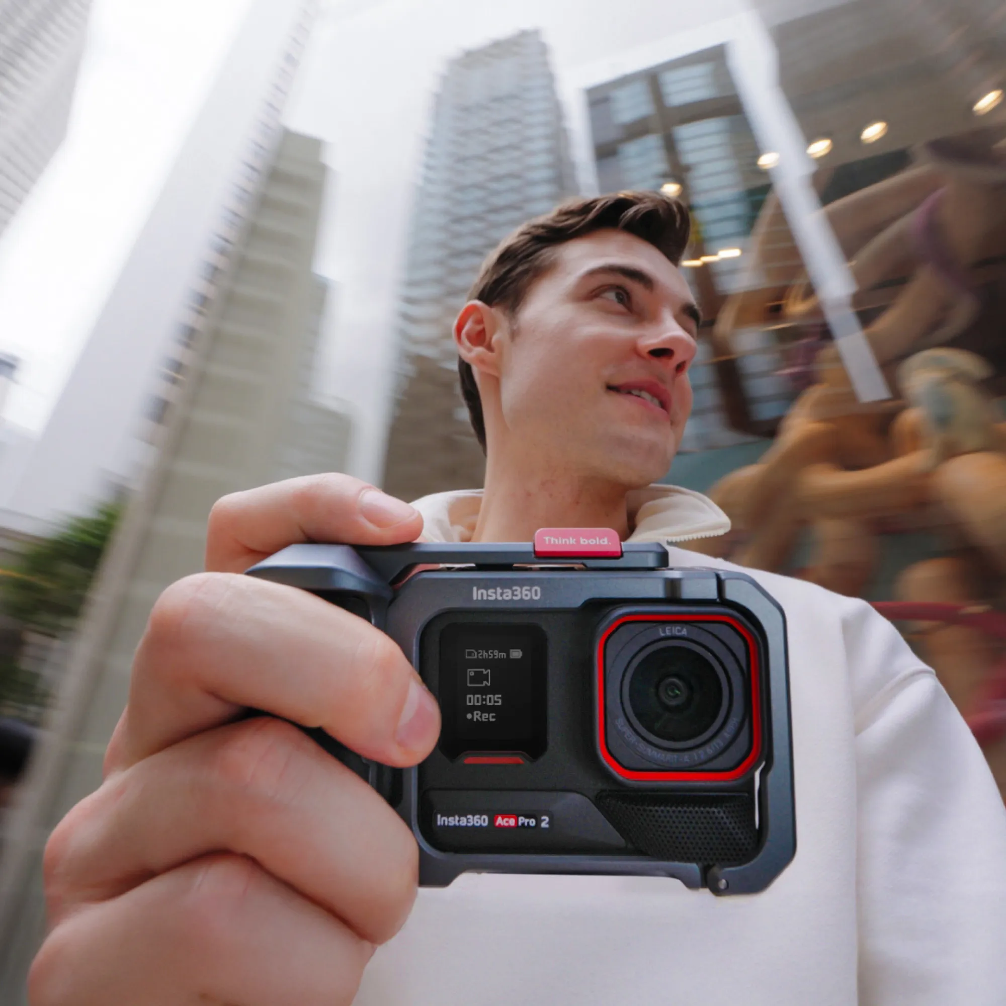 デジカメ、コンデジ、2台セット 8Kアクションカメラ Insta360 Ace Pro 2をコンデジ化