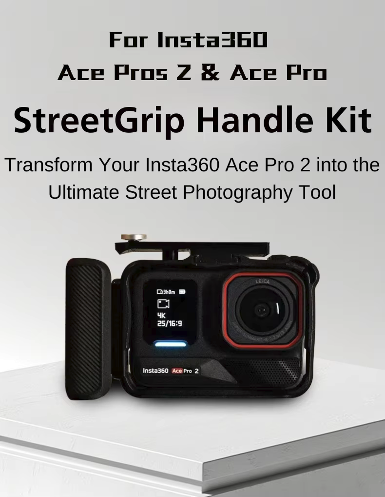 デジカメ、コンデジ、2台セット 8Kアクションカメラ Insta360 Ace Pro 2をコンデジ化