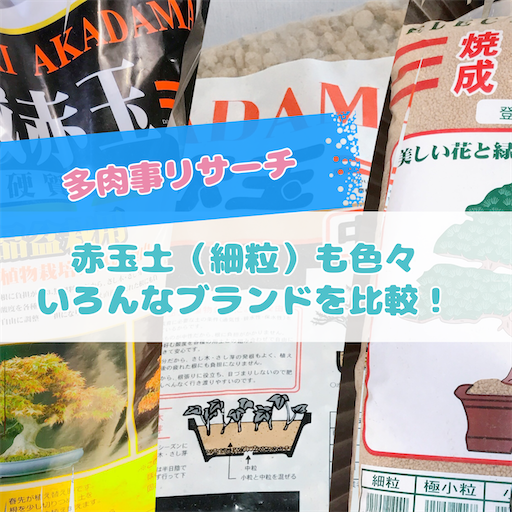 たにログ301 【赤玉選び】赤玉土細粒のサイズを比較！二本線と三本線の