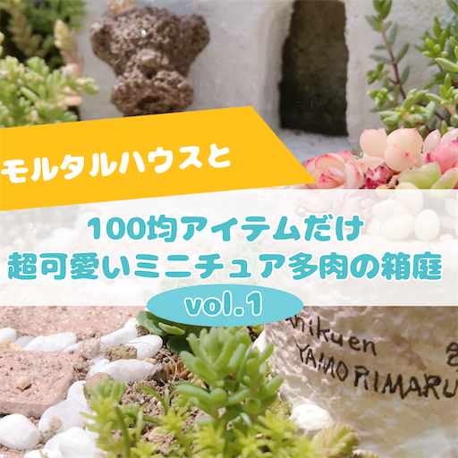 多肉植物も植えれる モルタルハウス ブラウン⑥ 根強い