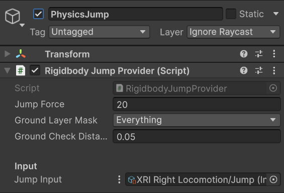 【Unity VR】物理的な Locomotion を実装しよう ~ジャンプ~ - Self-Taught CODE Labo 徳島 Tech ...