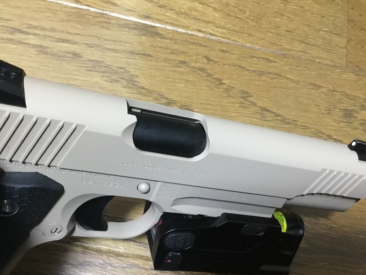 マズルプロテクター追加！カスタム済 マガジン２本付 M45A1 GBB マガジン2本付 M45A1 GBB カスタム済み！ - メルカリ