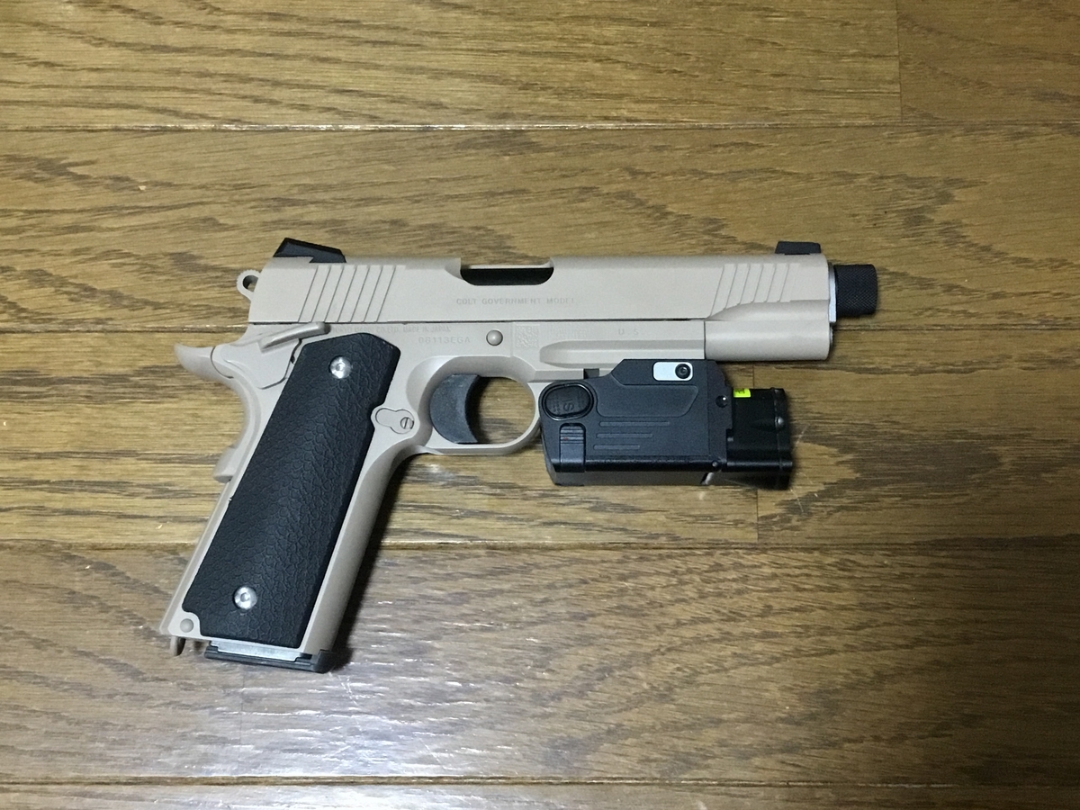 マズルプロテクター追加！カスタム済 マガジン２本付 M45A1 GBB マガジン2本付 M45A1 GBB カスタム済み！ - メルカリ