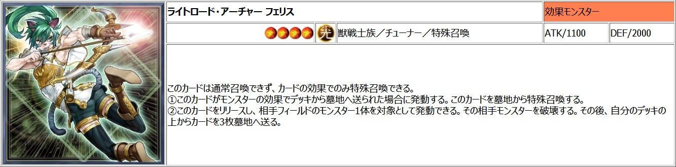 415 ライトロード アーチャー フェリス 遊戯王の女性型モンスター 415 ライトロード アーチャー フェリス 遊戯王の女性型モンスター