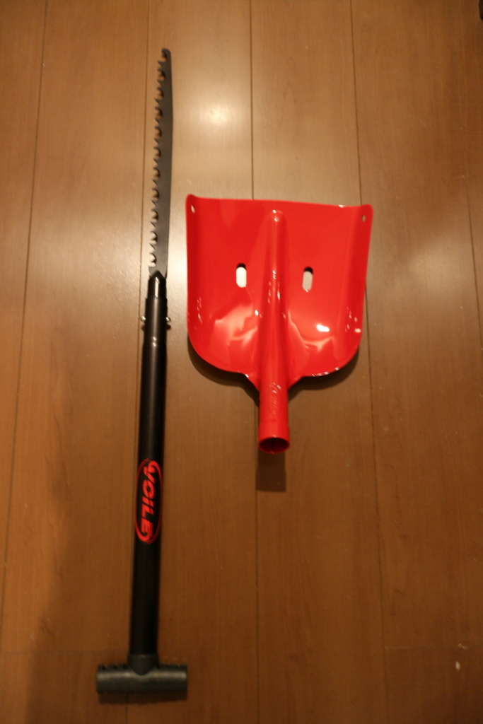 BCスキー準備着々、VOILE t6 tech shovel ショベル おくてんの山と写真の日記
