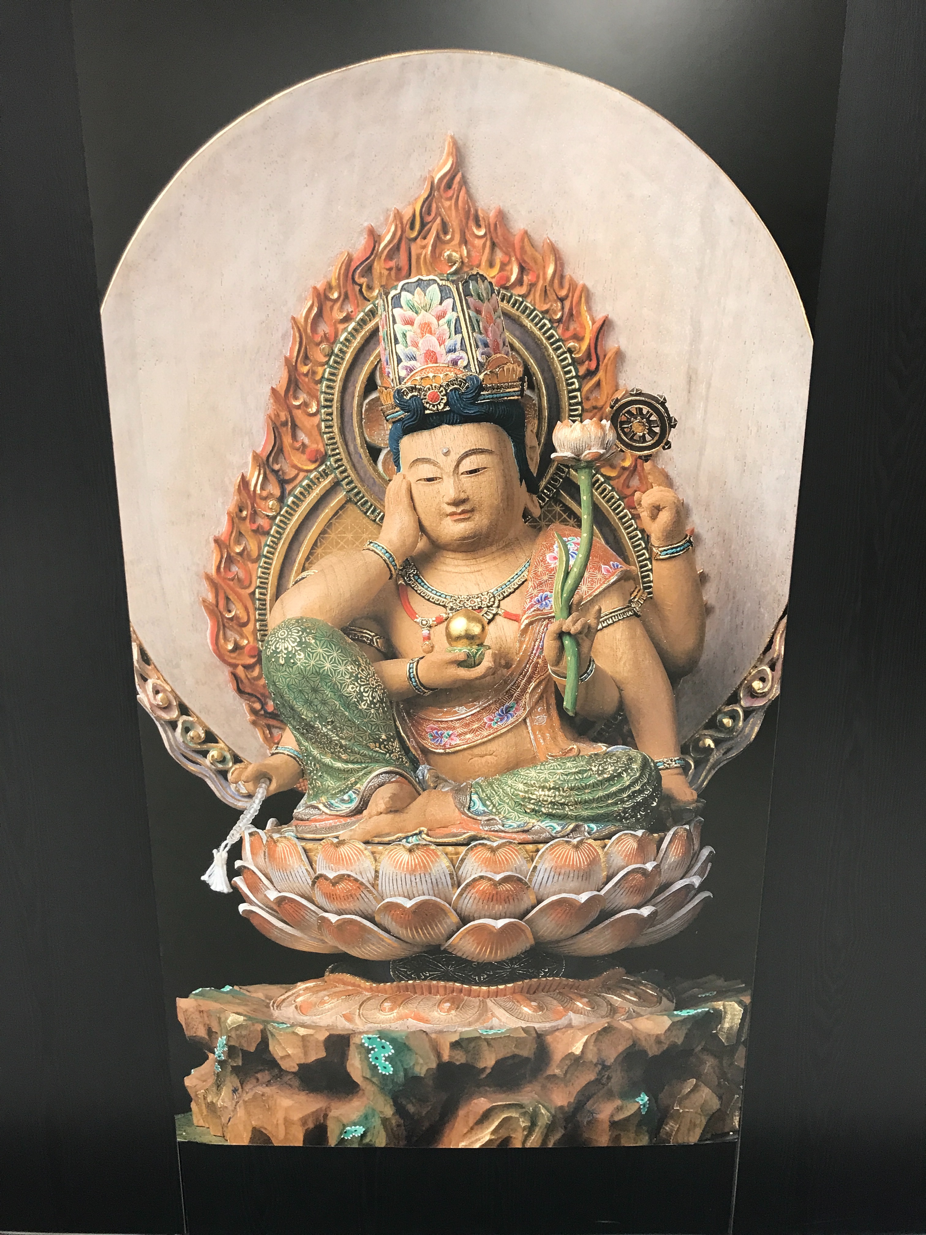 期間限定お値下げ！激レア！サイン入り！早い者勝ち！　大仏師　松本明慶仏像彫刻展 大佛師 松本明慶工房仏像彫刻展《展示・販売》大丸京都店 | 株式会社