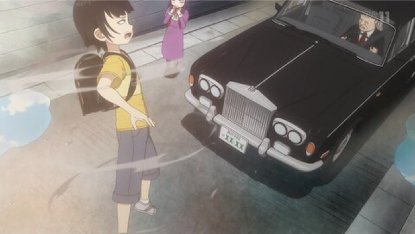 ハイスコアガール アニメの中の車 不惑の肉体改革