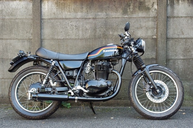 250TR キャブ モーターステージ エキパイ ブラス フルエキ マフラー