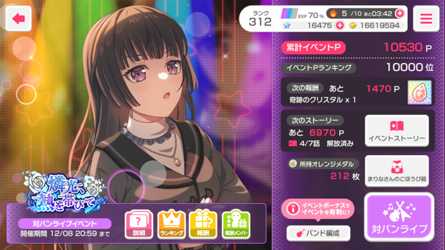 一万位ボーダー調査(燐光、熱を帯びて)