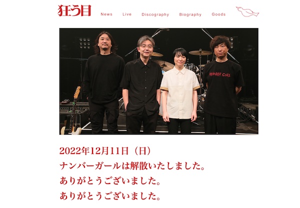 NUMBER GIRL再結成 ラストライブTICKET一人分