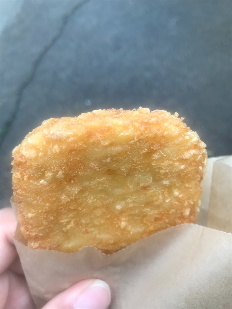 ローソン100 ハッシュドポテト は50円 美味しいか 家飲みのおつまみをコンビニで買う