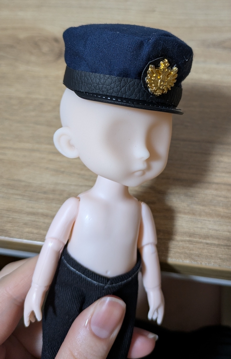 美術品・アンティーク・コレクション ミニチュア 警察道具 警察官 帽子