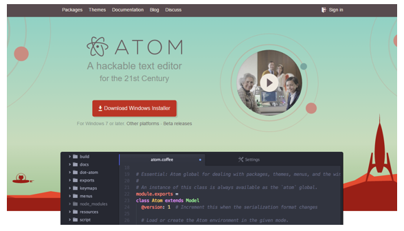 Atom インデント幅を調節する