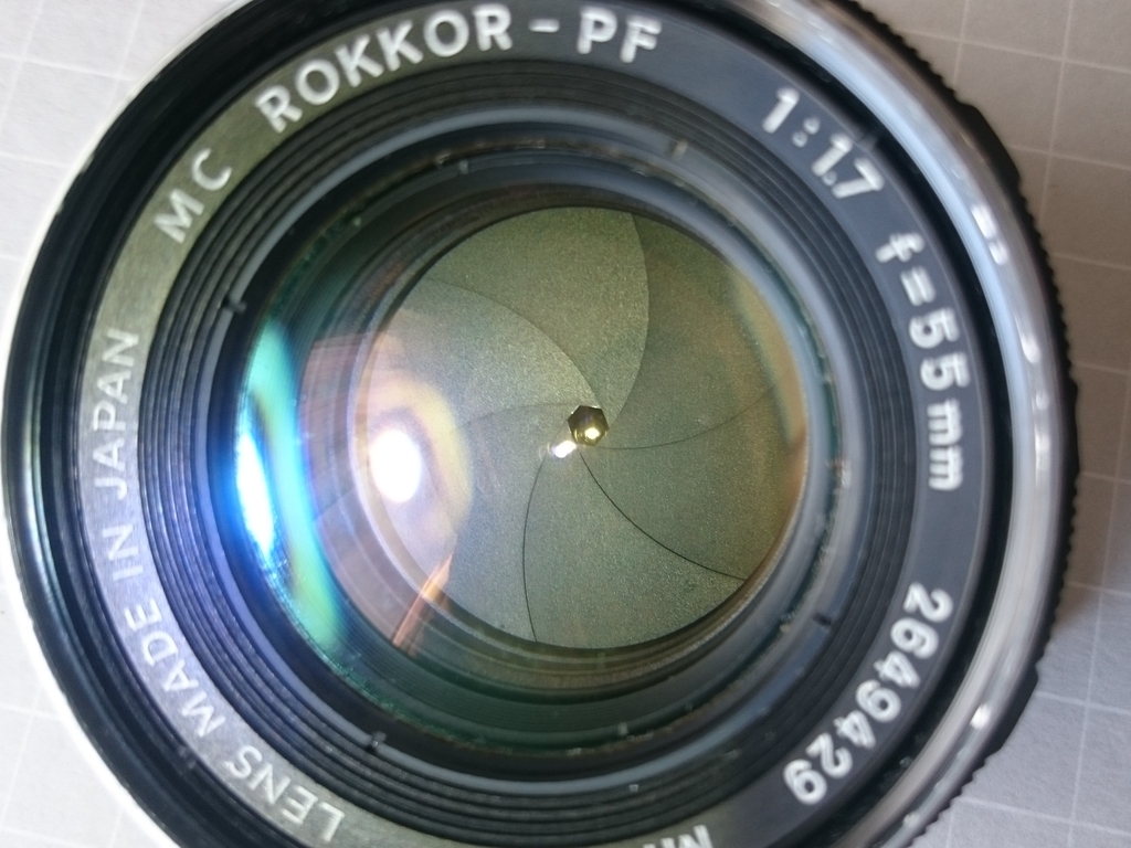 MC Rokkor-PF 55mm F:1.7の分解 - 損するあほう